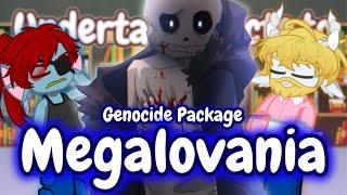 (slight Chans) Undertale reacts to Genocide Package - Megalovania