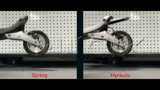 Suspension comparison - spring vs hydraulic