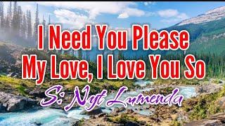 I Need You Please My Love I Love You So - Nyt Lumenda  KARAOKE | LYRICS