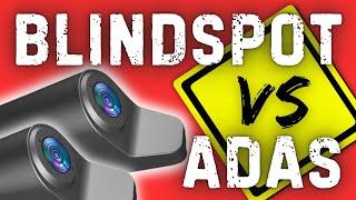 This Blind Spot Monitoring System uses CAMERAS? BSM ADAS BSD Review