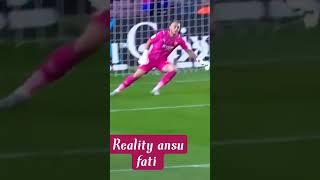 reality ansu fati and games ansu fati great swing goal 