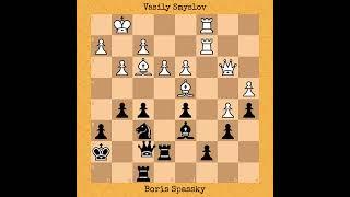 Vasily Smyslov vs Boris Spassky, 1956 #chess #chessgame