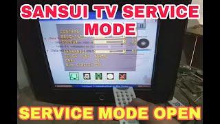 sansui ultra slim tv service open | how to sansui tv service mode open | how to sarvice  menu open