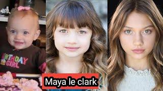 Maya le clark Age Transformation From Age 01 To 13 years old #mayaleclark