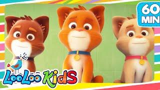 THREE LITTLE KITTENS - S2EP92 Musical Adventure Collection - LooLoo Kids Songs for Kids