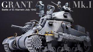 GRANT Mk.I - 1/35 MiniArt - Tank Model - Part 1 [ model building ]