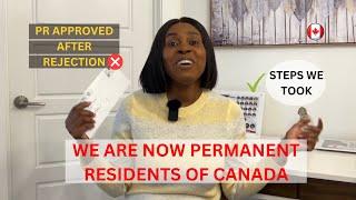 PERMANENT RESIDENCY CANADA | We are now permanent residents of Canada | steps we took