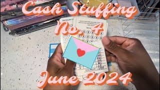 Cash Stuffing No. 4 | Sinking Funds & Saving Challenges | Happy Mail 