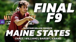 2024 Maine State Championships | FINALF9 | Chace, Williams, Barsby, Krans | Gatekeeper Media