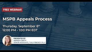 The MSPB Appeals Process - Tully Rinckey PLLC