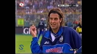 Mazzone impazzisce sotto la curva dell'Atalanta (originale Tele+ Brescia Atalanta 2001)