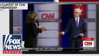 Kamala Harris struggles with Anderson Cooper's border wall questions