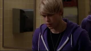 Glee - Artie, Mike and Puck Ask Sam Can They Join The 'Justin Bieber Experience' 2x13