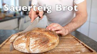 Sauerteig selber machen wir backen ein Sauerteigbrot – einfaches Rezept