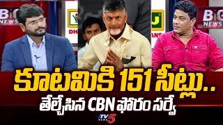 CBN Forum Amar Shocking Survey On AP Election 2024 | NDA Alliance | YSRCP | Congress | TV5