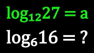 Changing Bases in Two Logarithmic Expressions