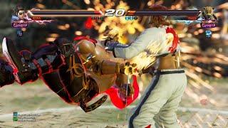 Break Hwoarang plus frames pressure like this 