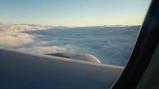 Descending into the Clouds above New York