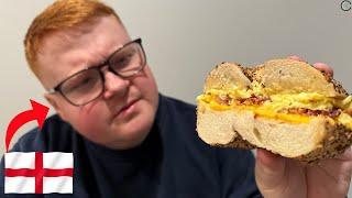 English Guy Tries A New York Bagel From Liberty Bagels In New York City