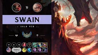 Swain Mid vs Naafiri - NA Challenger Patch 14.10