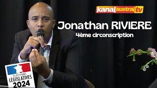 LEGISLATIVES 2024 -Jonathan RIVIERE candidat à la 4ème circonscription - Interview sur KANAL AUSTRAL