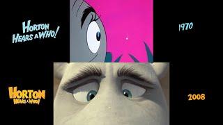Horton Hears a Who (1970/2008) side-by-side comparison