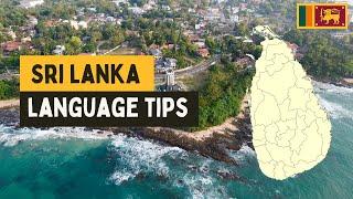 Sri Lanka Language Tips for Vloggers