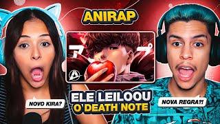 ANIRAP - Minoru Tanaka (Death Note) | O Novo Kira | [React em Casal] 