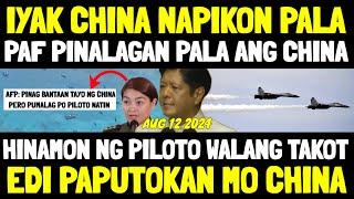 PAF CAPTAIN PUMALAG PALA SA CHINA! NAPAKA TAPANG NG PILOTO WALANG TAKOT VS CHINA JETS PUMALAG E