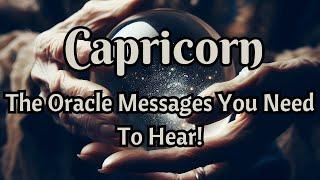  Capricorn  The Oracle Messages You Need To Hear!