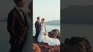 Wedding in Santorini #wedding #greekwedding #weddingvideographergreece