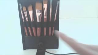 MyArtScape 7 Piece Travel Paintbrush Set Review