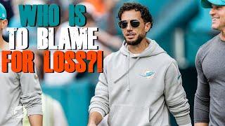 Who's To Blame For Miami Dolphins Loss?! | Film Breakdown!