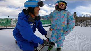 4-year-old's first day of Ski School at Beaver Creek