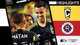 Columbus Crew vs. New England Revolution | Alexandru Matan Hat Trick! | Full Match Highlights