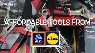 Affordable tools from Aldi & Lidl.