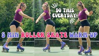 DO THESE 21 MOVES EVERYDAY to Learn how to ROLLER SKATE FAST (Daily Warm-up Drills for Beginners)