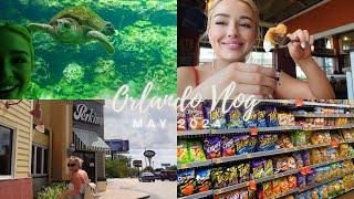 Orlando Vlog May 2024! | Perkins Breakfast | Walmart | Sea World | Chilis