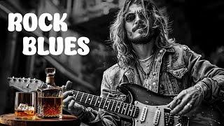 Relaxing Rock Blues as Nightfall | Smooth Blues Guitar Music and Rock Blues for a Better Mood