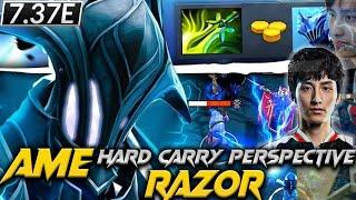 Ame - Razor the Hard Carry - Dota 2 Pro Full Gameplay patch 7.37e #ame #razor