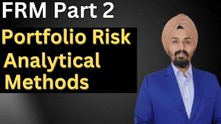 FRM Part 2 - Portfolio Risk Analytical Methods Part 1/2 |  Risk Investment Book | Vardeez