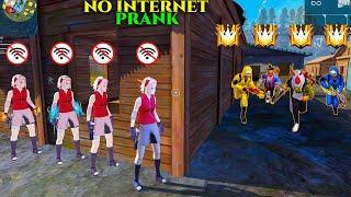 NO INTERNET PRANK | FREE FIRE FUNNY GAMEPLAY | NADIYA FF