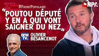 "POUTOU DÉPUTÉ : Y EN A QUI VONT SAIGNER DU NEZ" - Olivier Besancenot sur BFM TV