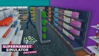 Expanding Stock With New Shelves ~ Supermarket Simulator