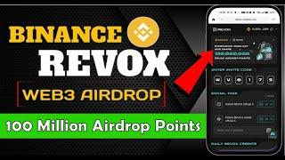 How to Participate Revox Airdrop Binance Web3 2024 | Binance web3 wallet airdrop