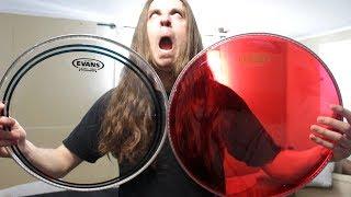 Drumhead Comparison | Evans EC2 vs Hydraulic