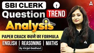 SBI Clerk 2024-25 | SBI Clerk Question Trend Analysis | By Kinjal Gadhavi