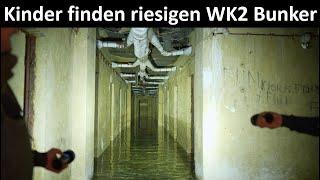 Sensation: Kinder finden einen verlassenen Weltkriegsbunker der unter Wasser steht.