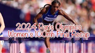 2024 Paris Olympics Women’s 100mh Finals | Masai Russell Dethrones Jasmine Camacho-Quinn for Gold 