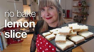 Easy No-bake Lemon Slice Using Condensed Milk